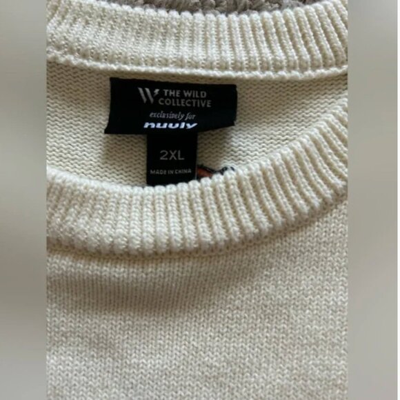 Anthropologie The Wild Collective Denver Broncos Vintage Crew Sweater size 2X - Picture 6 of 11